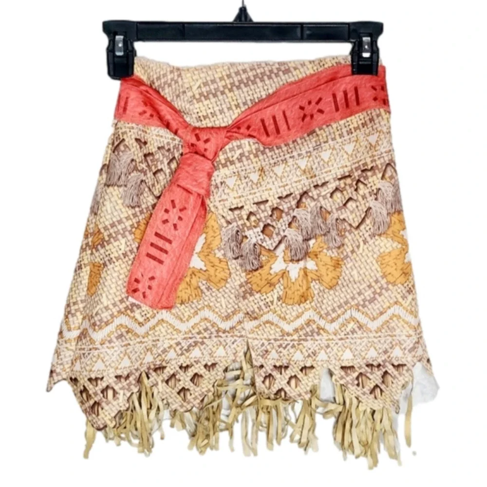 𝅺DISNEY Moana Costume Skirt Girls Sz 4-6x